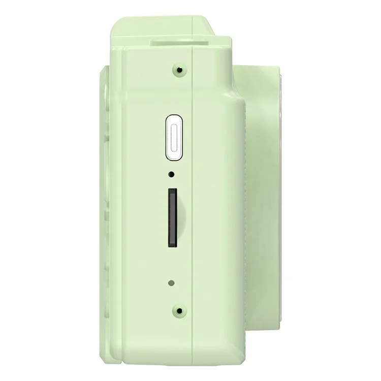 H13 2.8 Inch Flip Screen CCD Digital Camera Built-In Fill Light HD Video Recorder with 32G TF Card and Card Reader - Green