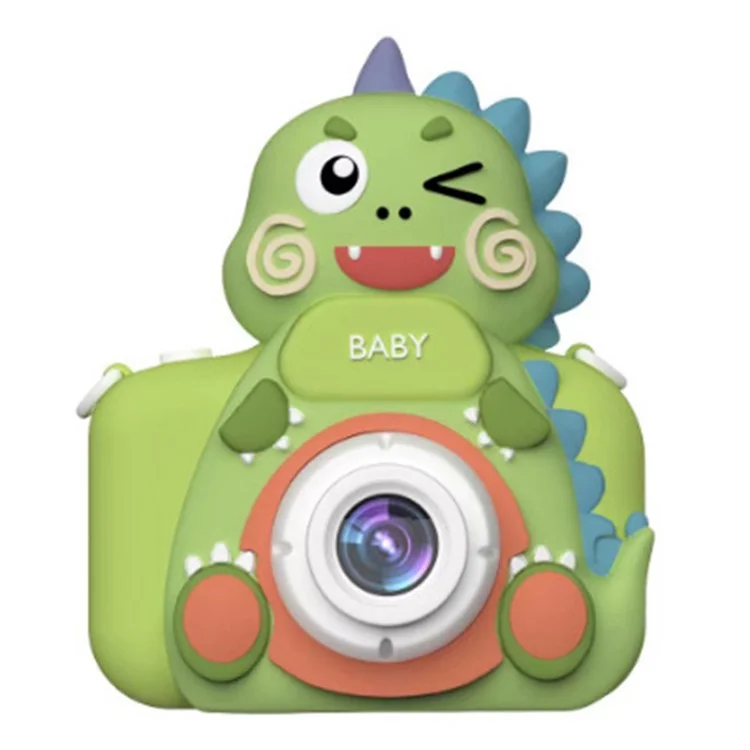 X5 Dual Lens Digital Camera Cartoon Children HD Photo Video Recorder - Dinosaur