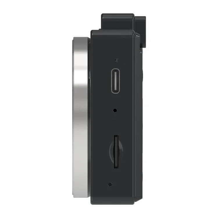 H18 2.8 Inch IPS HD Digital Camera Dual Lens Entry Level CCD Camera with Built-In Flash - Black