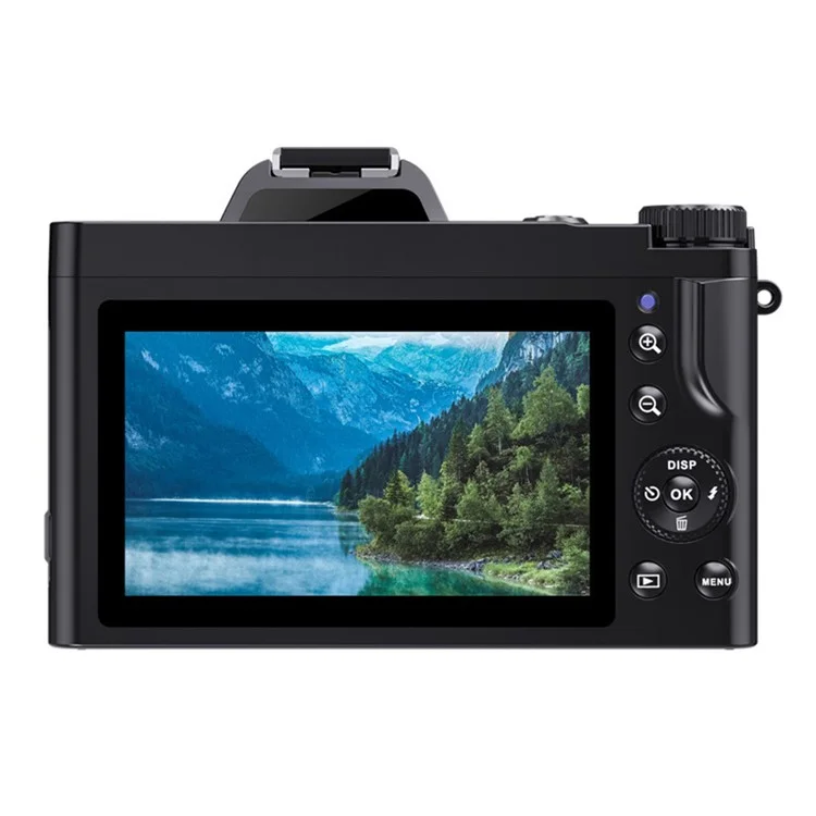 DC-201S 3.5 Inch IPS Screen 5K Digital Camera 6 Axis Anti Shaking Camcorder 16x Digital Zoom Video Recorder - US Plug