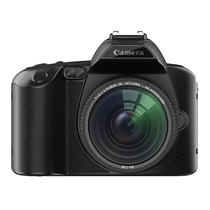 D5 HD WiFi DSLR Camera 4K Dual Lens 64MP Digital Camera Camcorder with 32GB Memory Card + Card Reader