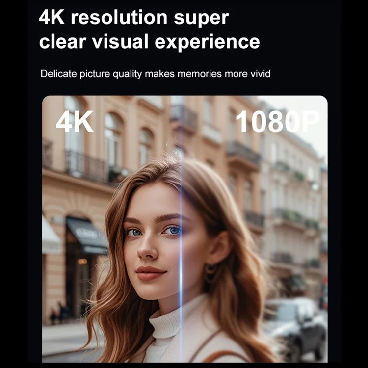 Appareil Photo Numérique HD H03 de 2,4 Pouces avec Zoom 15X, Double Objectif, Enregistrement Vidéo, Capteur CCD Rétro et Transfert WiFi - Vert