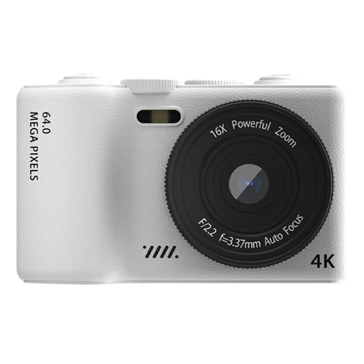 H8 3 Zoll Klappbildschirm 48MP CCD Digitalkamera 16X Digitalzoom 4K Videorekorder mit 64 GB TF-Karte + Kartenleser