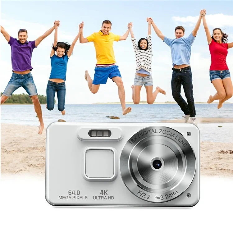 A56 Digital CCD Camera 2000W Pixel 2.8 Inch IPS Screen Photography Camera with 32GB Card