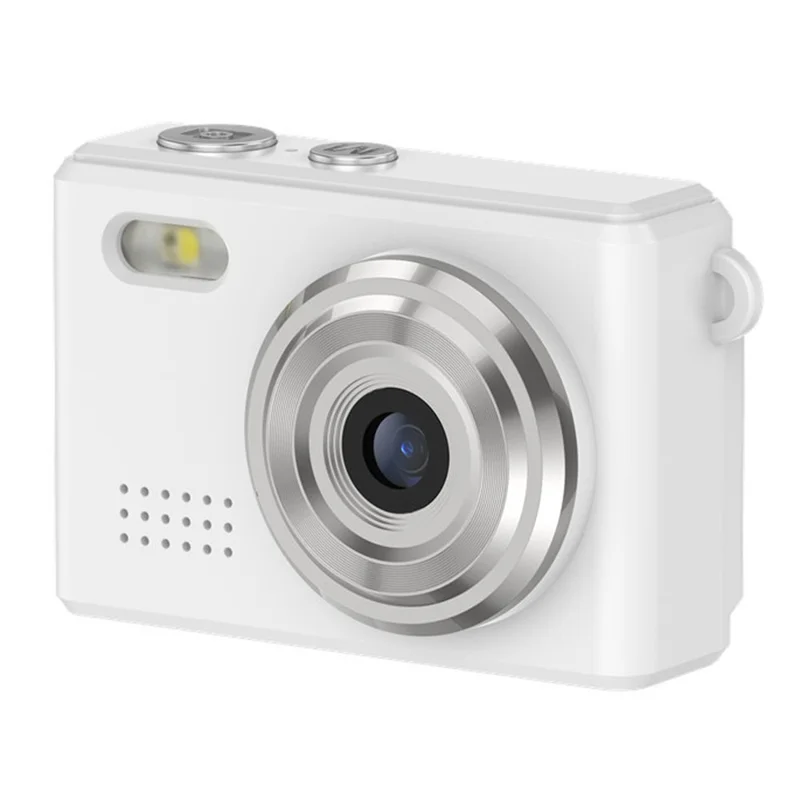 DC23 Mini Digital Camera 0.96 Inch Screen Portable CCD HD Video Recorder for Students - White