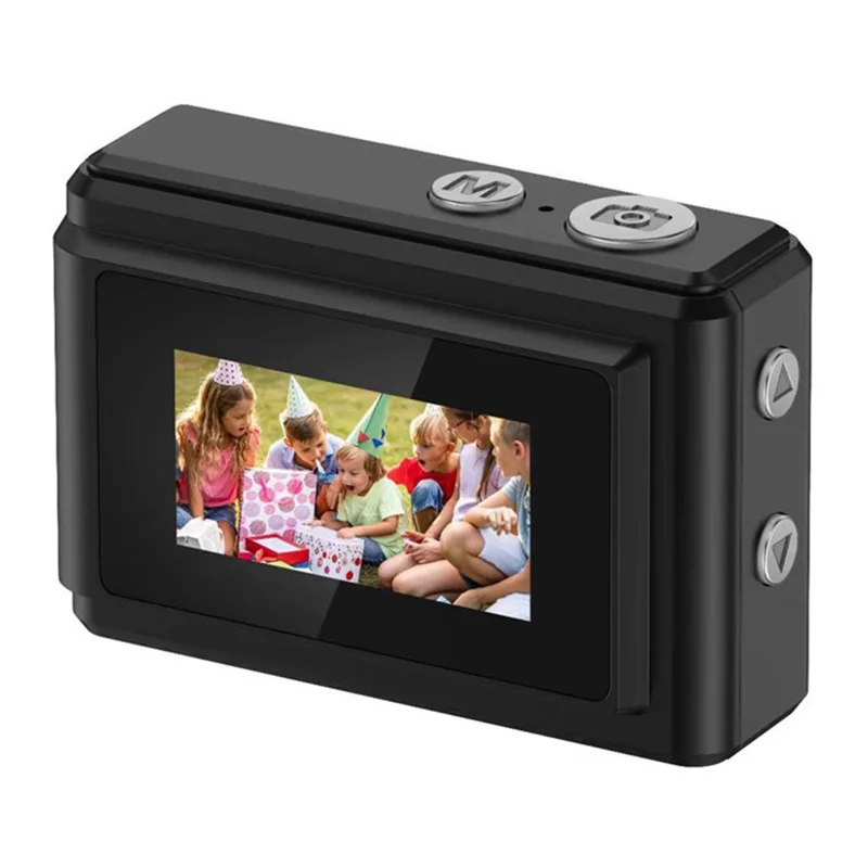 DC23 Mini Digital Camera 0.96 Inch Screen Portable CCD HD Video Recorder for Students - Black