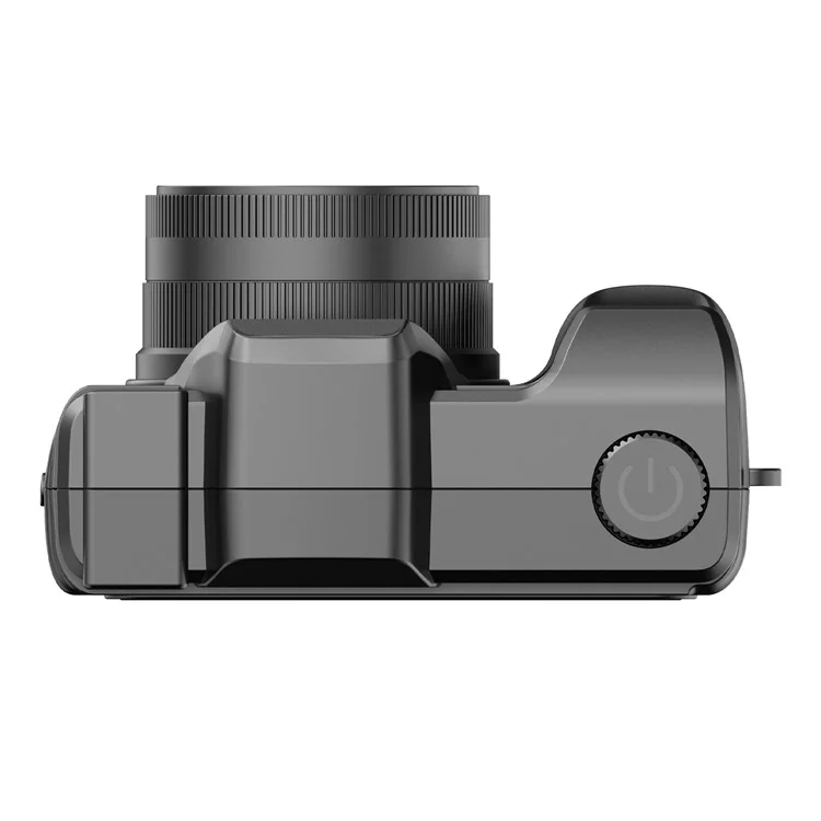D7 0.96 Inch Screen Mini Digital Camera Built In Filters HD Photo Video Recording Retro Camera (Without TF Card) - Black
