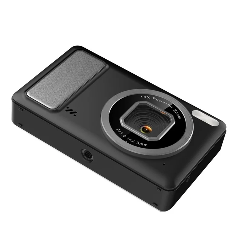 DC15 Câmera Digital Portátil de 2,4 Polegadas em 4K HD, Zoom Digital 18X 64MP Bolso CCD, com Cartão TF de 32GB + Leitor de Cartão