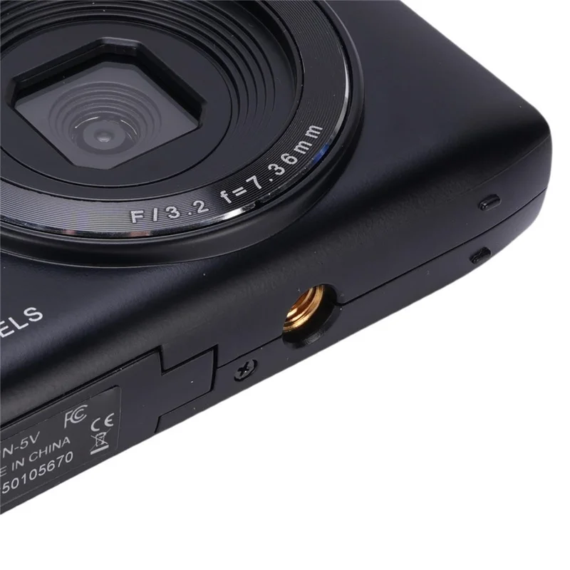 S95 Pro 5K Цифровая камера с 16-кратным зумом, WiFi, 72 МП, 2,8-дюймовым ЖК-экраном для фотосъемки с 32 ГБ карты памяти - Черный