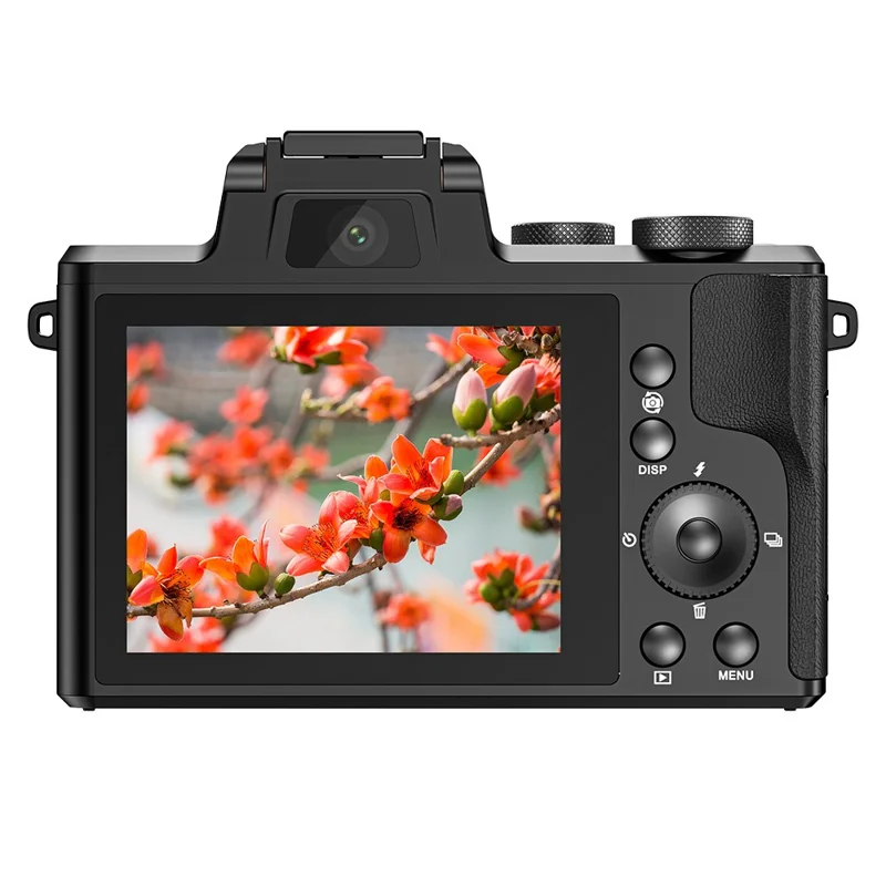 DC226 Students Entry-Level Digital Camera 48MP Sensor 8K HD Video Selfie Camera with 32GB Memory Card - US Plug