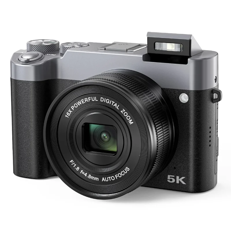 DC208N Digitalkamera für Studenten mit 48 MP CMOS-Sensor Selbstauslöser-Kamera mit 32 GB Speicherkarte
