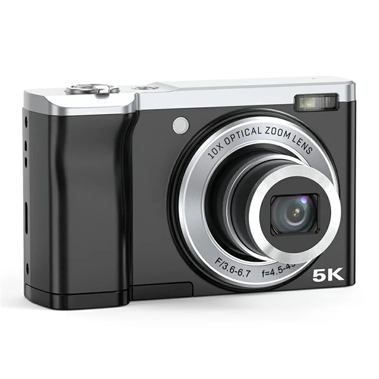 DC305X Digital Camera 5K 56MP Kids Camera 10X Optical Zoom Vlogging Camera for Teens - EU Plug