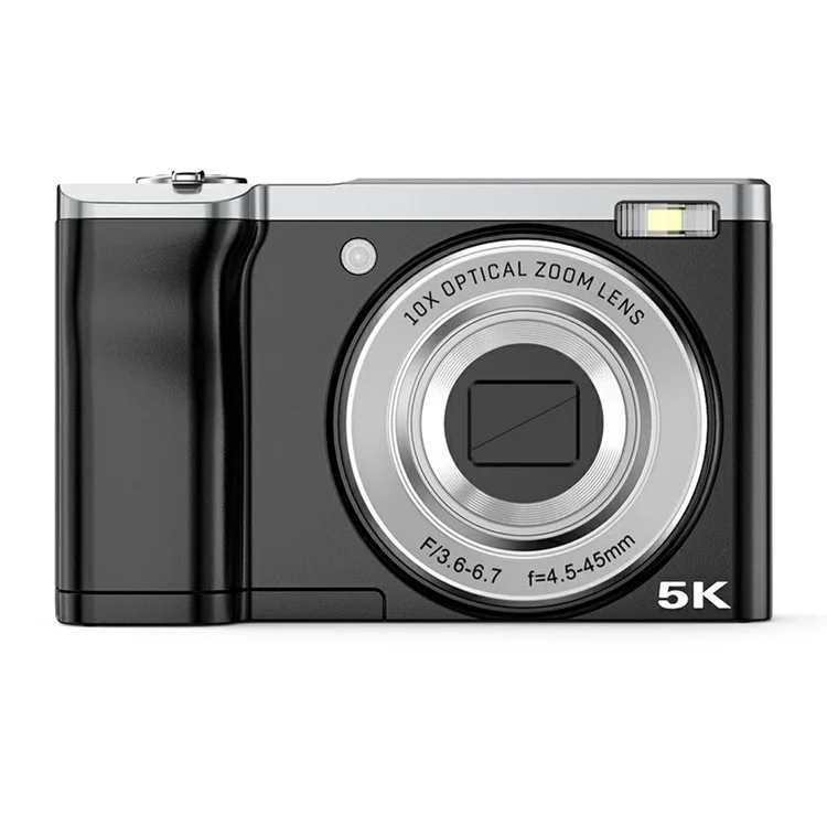 DC305X Digital Camera 5K 56MP Kids Camera 10X Optical Zoom Vlogging Camera for Teens - US Plug