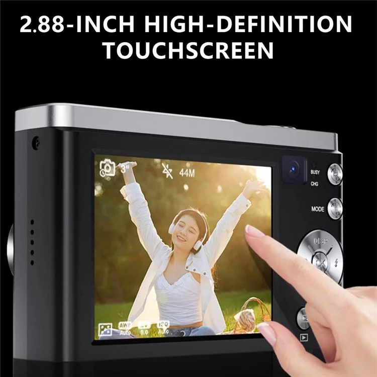DC305X Digital Camera 5K 56MP Kids Camera 10X Optical Zoom Vlogging Camera for Teens - US Plug