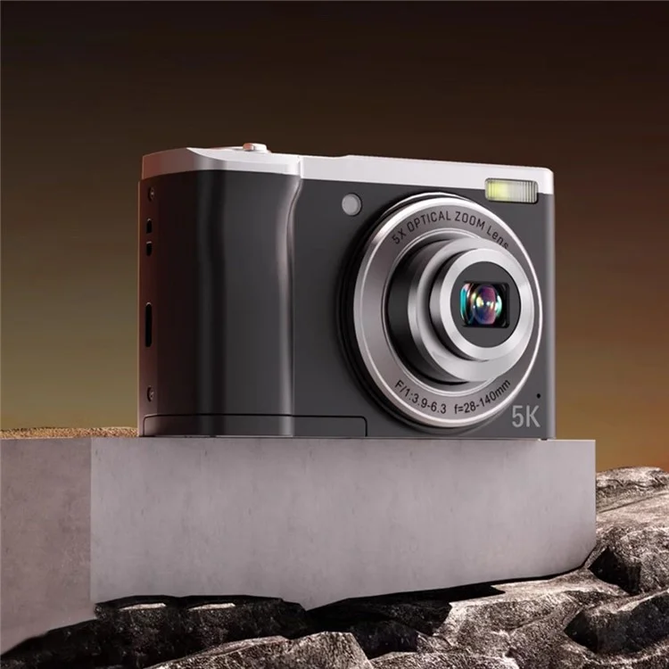 DC305X Digital Camera 5K 56MP Kids Camera 10X Optical Zoom Vlogging Camera for Teens - US Plug