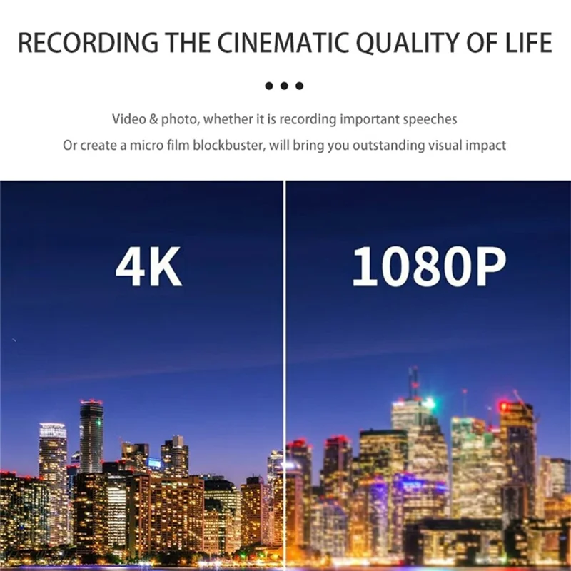 M3 Digital Camera 2.8 Inch HD Flip Screen Auto Focus 16x Digital Zoom 4K Video Recorder, with 32GB Card + Card Reader - Silver