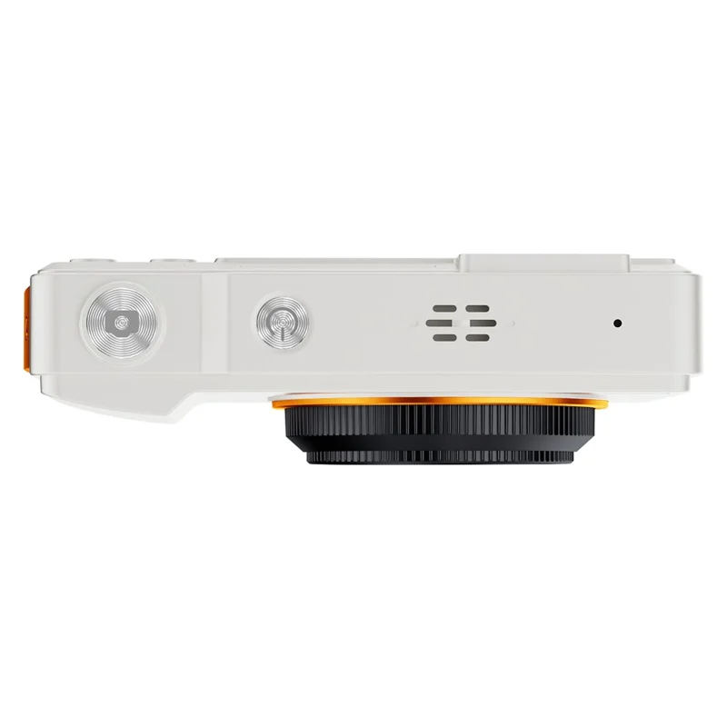 H14 2.4 Inch IPS Screen Retro Digital Camera 16x Zoom Portable Dual Lens CCD with 32GB Card + Card Reader - White