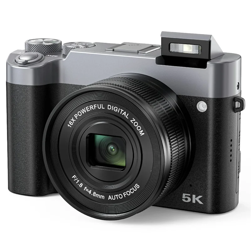 DC208N Digital Camera 48MP CMOS Sensor High Resolution Camera for Students Self Portrait Photography