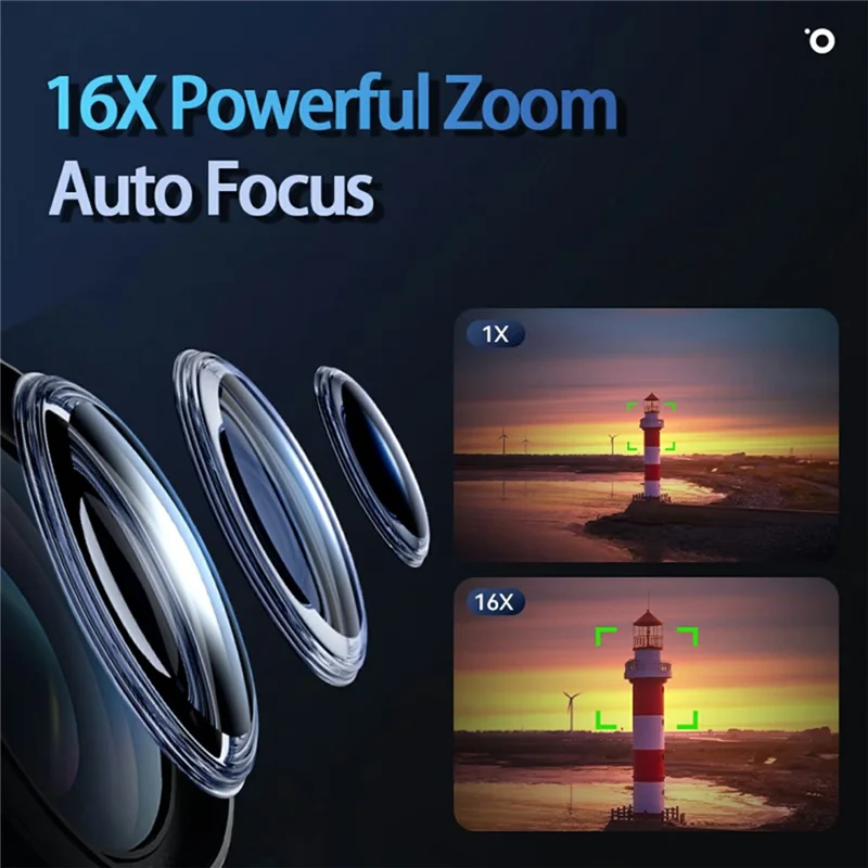 DC218L Retro 4K Digitale Camera Dubbele Lens 64MP 16X Zoom Autofocus Camera voor Beginners