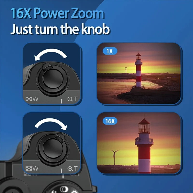 DC218L Retro 4K Digitale Camera Dubbele Lens 64MP 16X Zoom Autofocus Camera voor Beginners