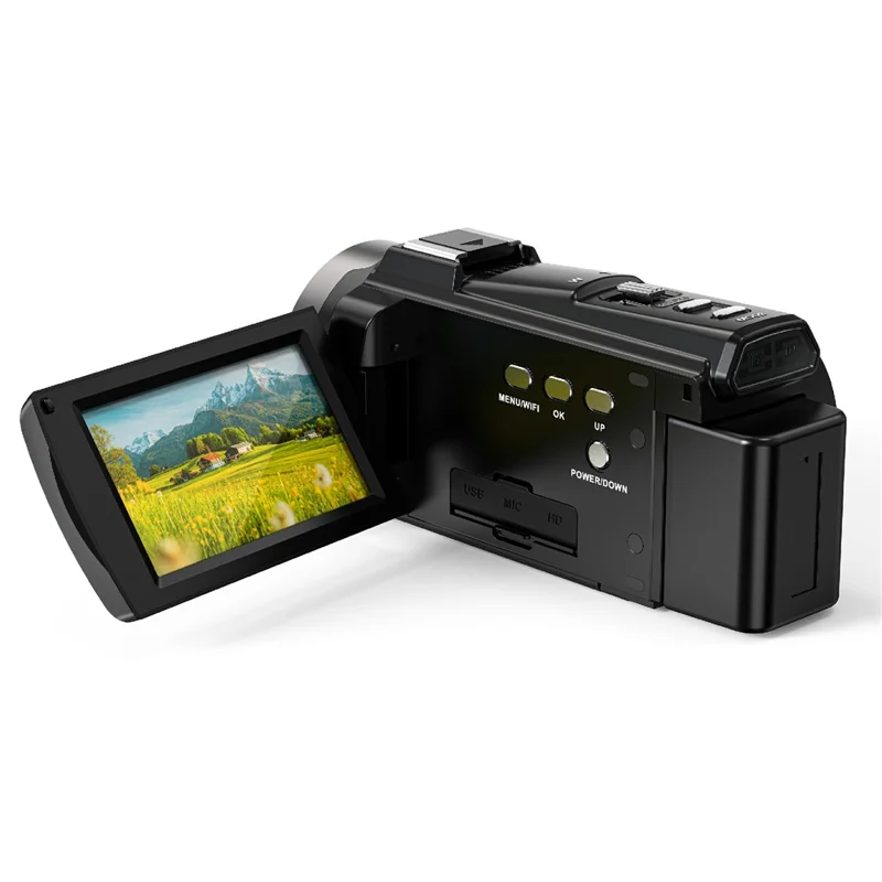 HDV-265K Digital Camera 5K Handheld Video Recorder 3X Optical Zoom 6 Axis Stabilization DV Camcorder - Japanese Plug