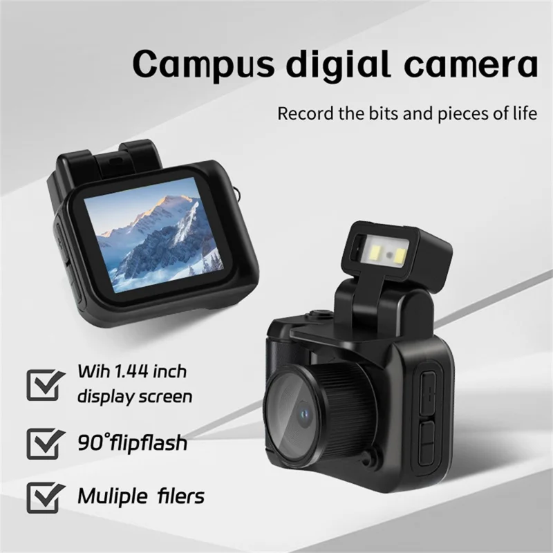 Y4000 1.44 inch Screen Digital Camera 1080P Mini Portable Pocket Camera for Students