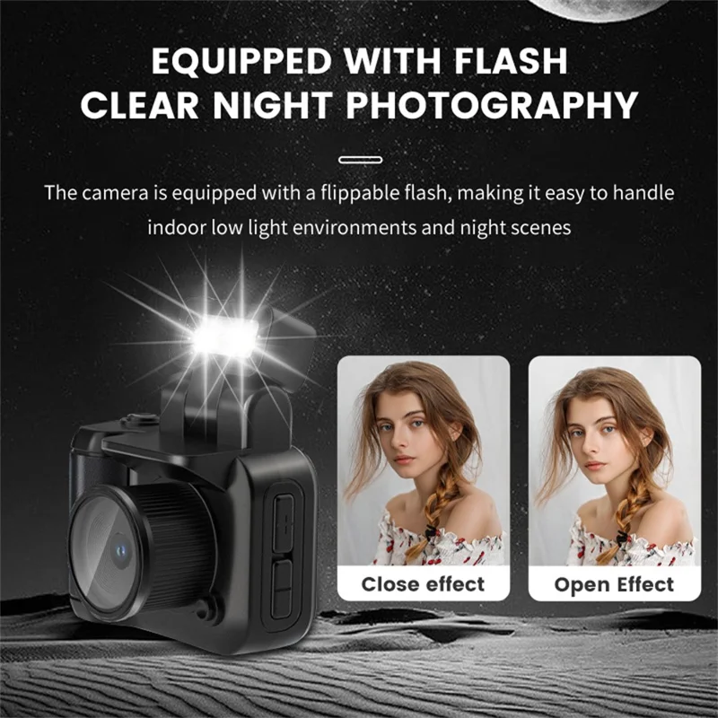 Y4000 1.44 inch Screen Digital Camera 1080P Mini Portable Pocket Camera for Students