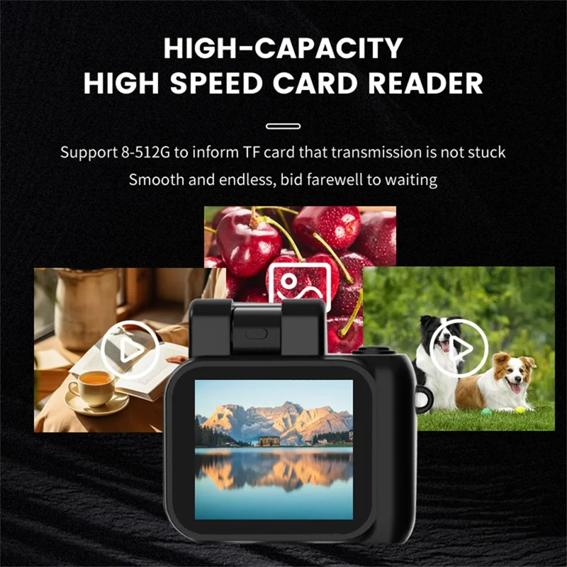 Y4000 1.44 inch Screen Digital Camera 1080P Mini Portable Pocket Camera for Students