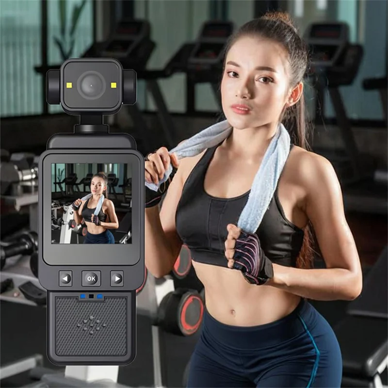 DV01 Rotabile Videocamera Portatile HD Anti-Shake Action Cam Registratore Video Outdoor Body Cam