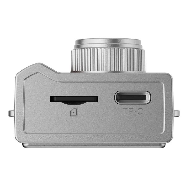 S151 0.96 inch IPS Color Screen Mini Camera with 32G Memory Card / LED Fill Light Pendant Necklace Design Lightweight Camera - Khaki