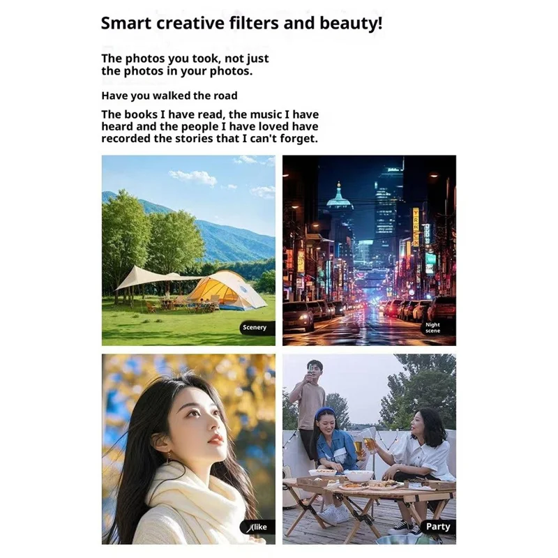 WD100-4K 75MP 4K Digital Camera 20X Optical Zoom 4.0 inch Touchscreen Mirrorless Camera with 64GB Card + Card Reader - Black