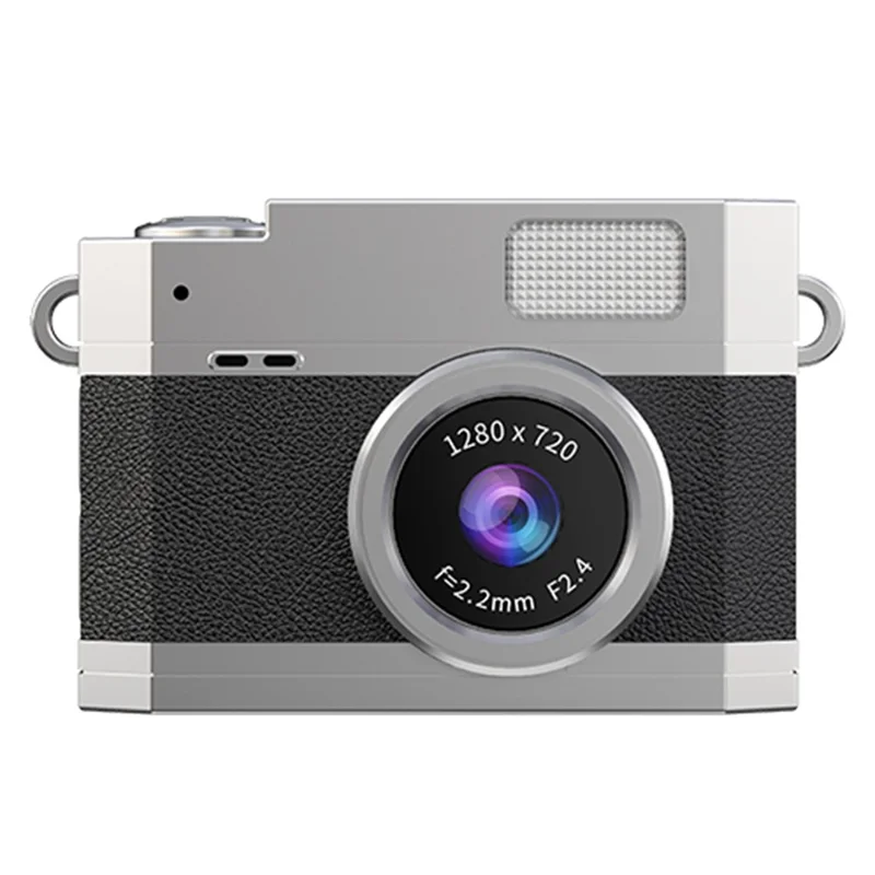 Cámara Digital Mini LK-026 de 0.96 Pulgadas con Pantalla Flip, Tamaño de Pulgar, Grabación de Vídeo HD CCD - Negro