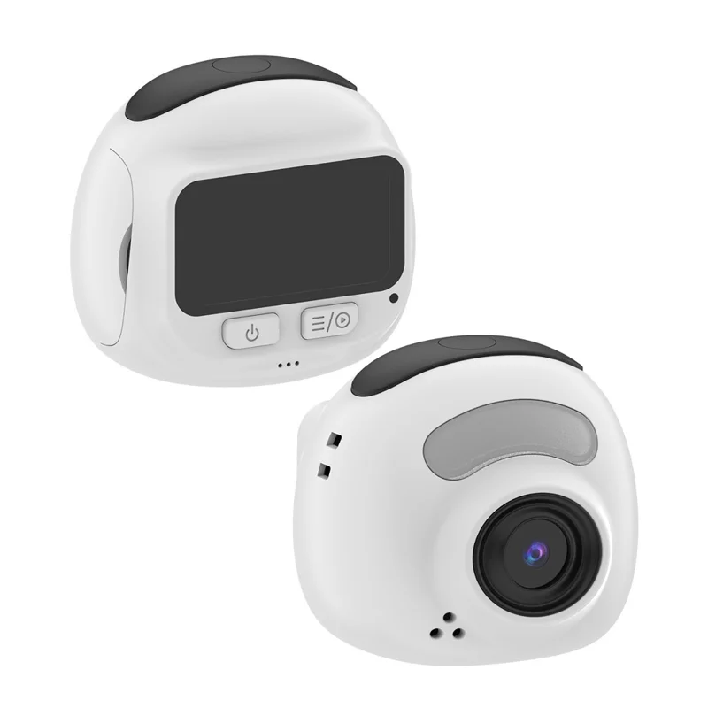 VLOG K15 1080P 1.47 inch Screen Thumb Camera OTG Quick Storage Multi Filter Thumb Digital Camera - White