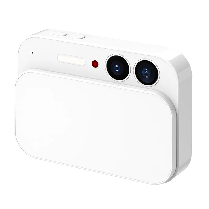 DC107 Sliding Cover 2.8 Inch Touchscreen 4K CCD Camera High Definition Digital Camera with Beauty Filter - White