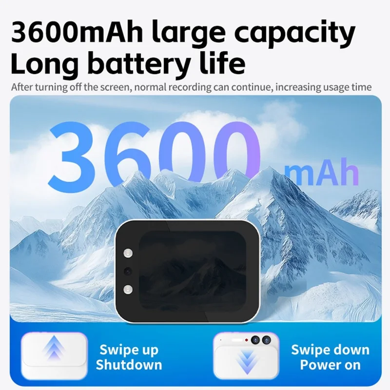 Câmera Digital de Alta Definição com Filtro de Beleza, Tela Sensível ao Toque de 2,8 Polegadas, Sensor CCD 4K, com Cartão de 32GB - Branco