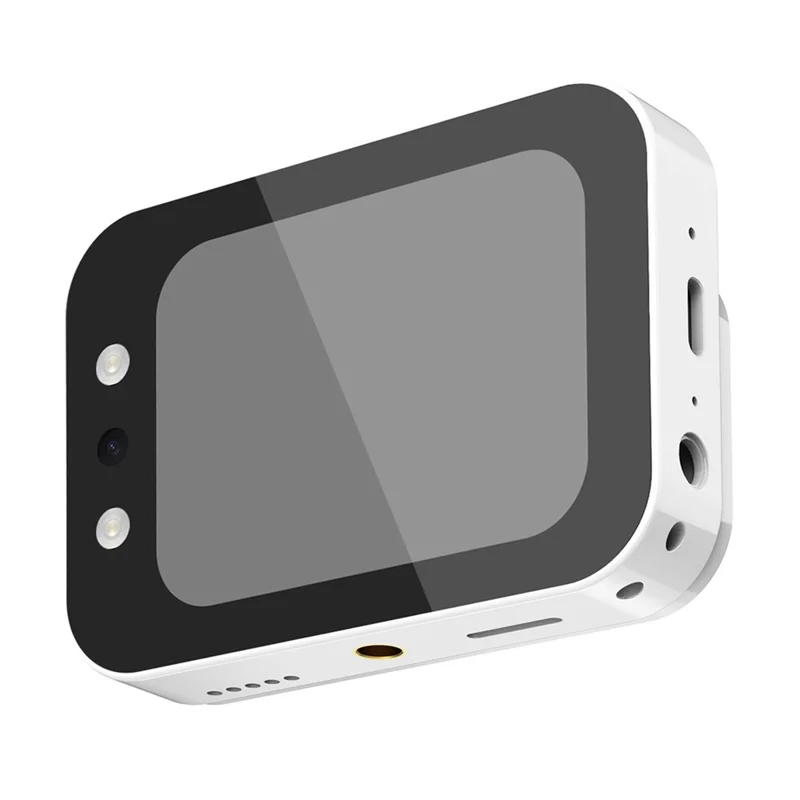 Câmera Digital de Alta Definição com Filtro de Beleza, Tela Sensível ao Toque de 2,8 Polegadas, Sensor CCD 4K, com Cartão de 32GB - Branco