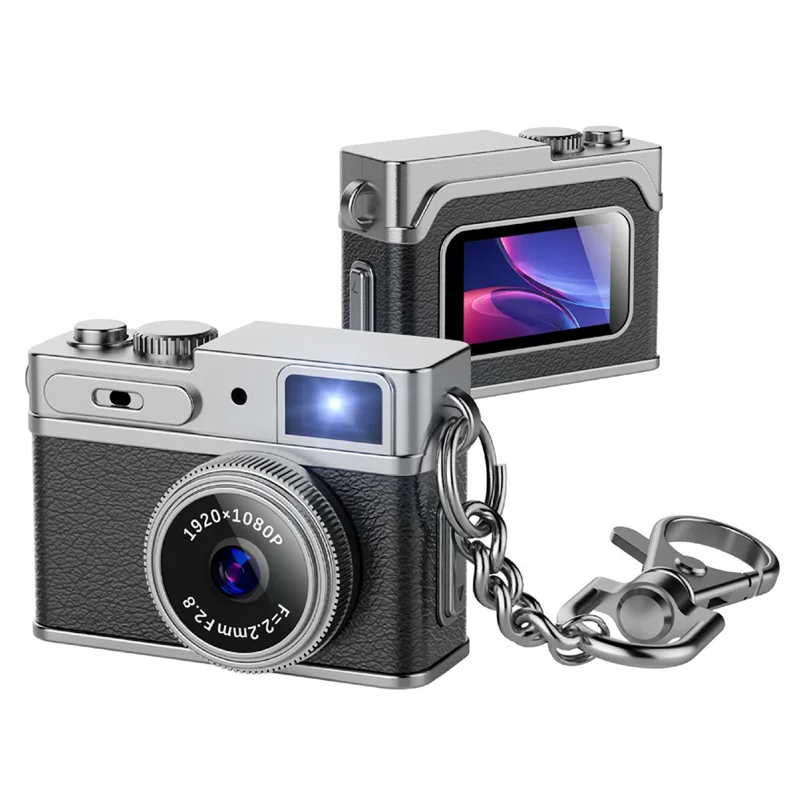 G1 0.96 Inch TFT Screen Portable Digital Camera 1080P HD Video Thumb Size CCD Mini Camcorder - Black