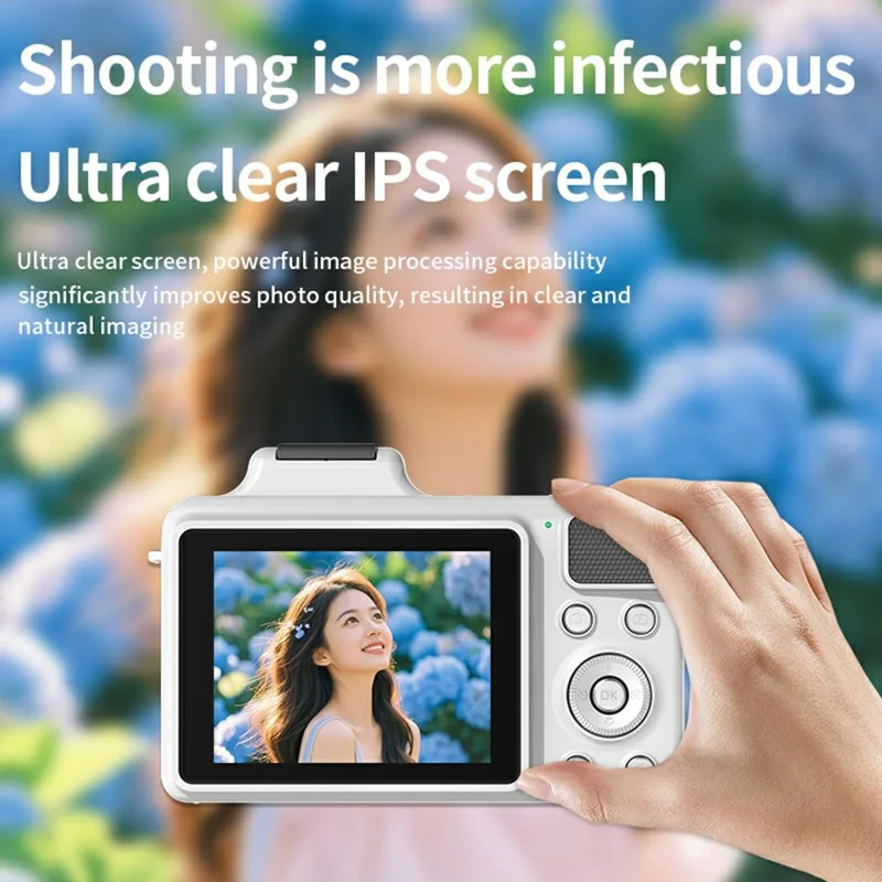 M29 2.8 inch 5K Digital Camera 16X Zoom Anti-Shake Video Camera AF Auto Focus for Beginners - Red