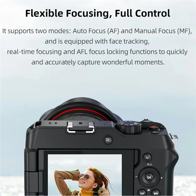 ORDRO G650 Appareil Photo Numérique avec Zoom Optique 12X Écran Bascule 2,8 Pouces Enregistreur Vidéo 5K avec Lampe LED Intégrée