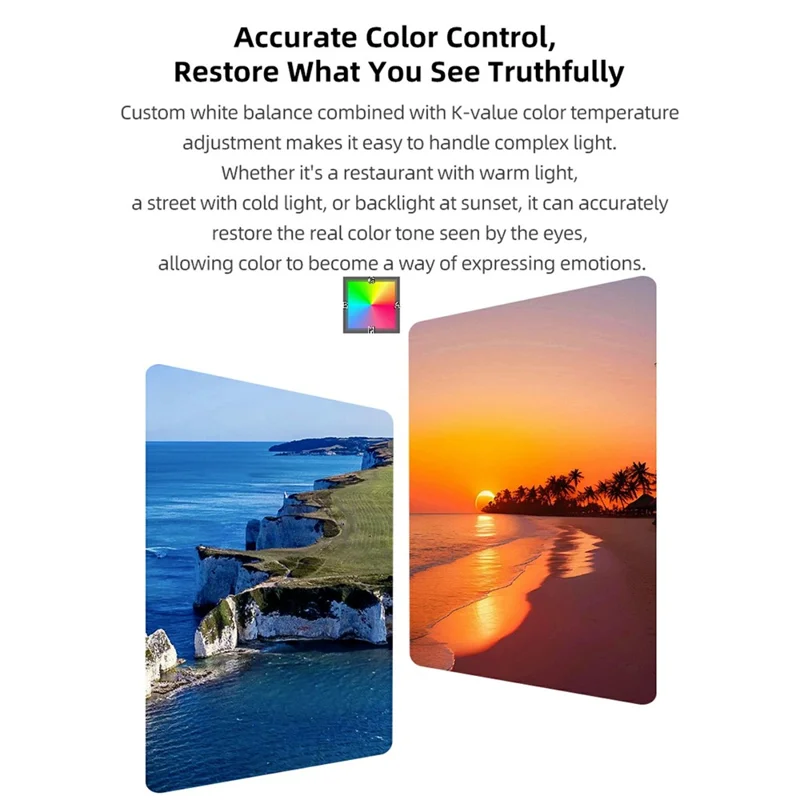 ORDRO G650 Appareil Photo Numérique avec Zoom Optique 12X Écran Bascule 2,8 Pouces Enregistreur Vidéo 5K avec Lampe LED Intégrée