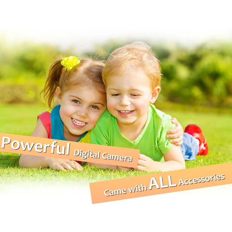 A60 4K HD Video Recording CCD Built-in LED Flash 18X Zoom 2.8 Inch IPS Screen Digital Camera - White