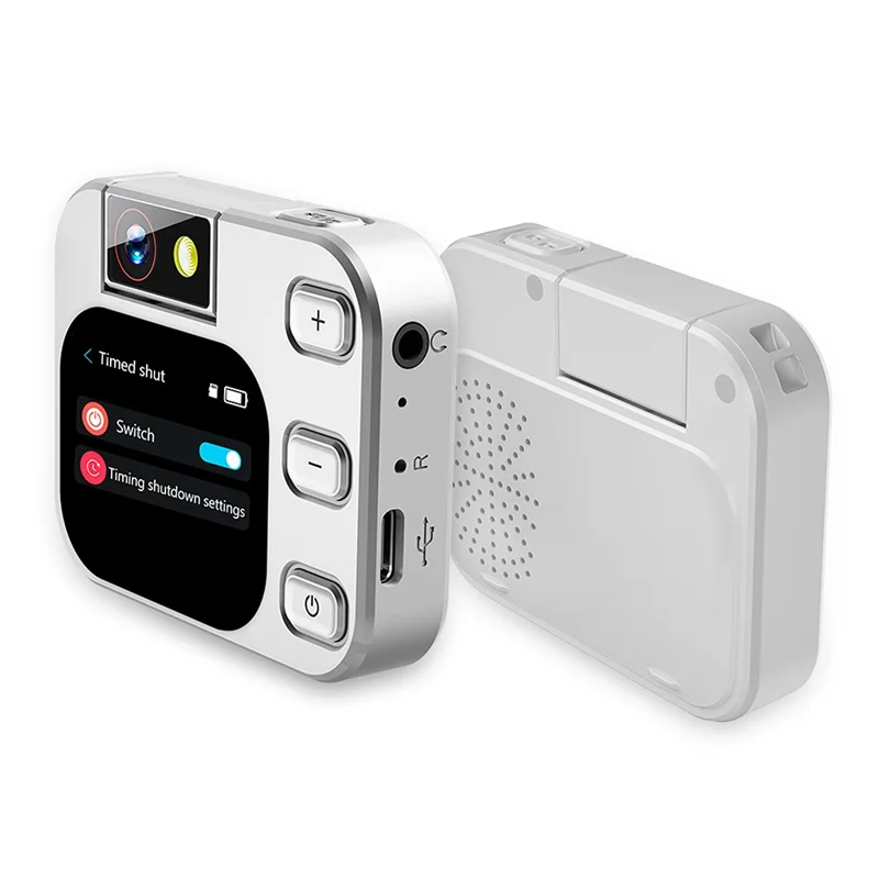 X19 2.0 Inch Touch Screen Digital Camera with Flip Lens HD Photo Video Recording MP3 Player