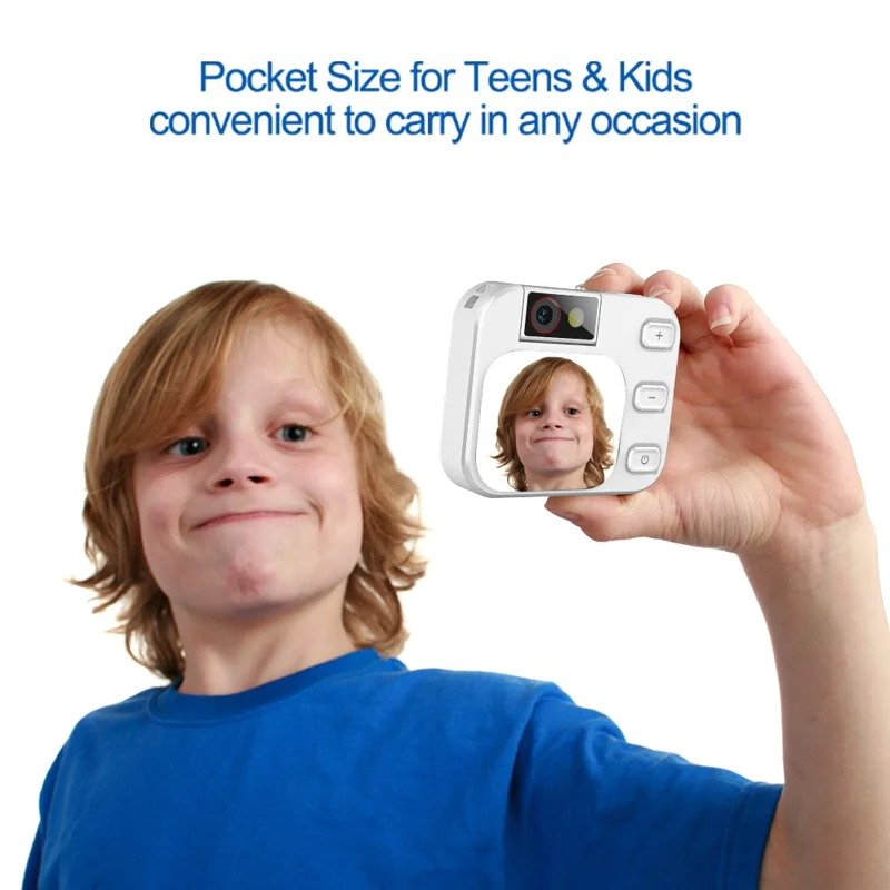 X19 2.0 Inch Touch Screen Digital Camera with Flip Lens HD Photo Video Recording MP3 Player