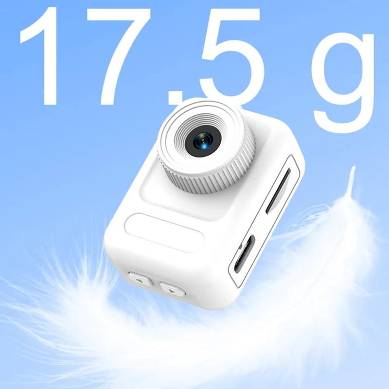 AC06 Mini Digital Camera 0.96 Inch HD Screen 1080P Thumb Camera Video Recorder CCD - Black