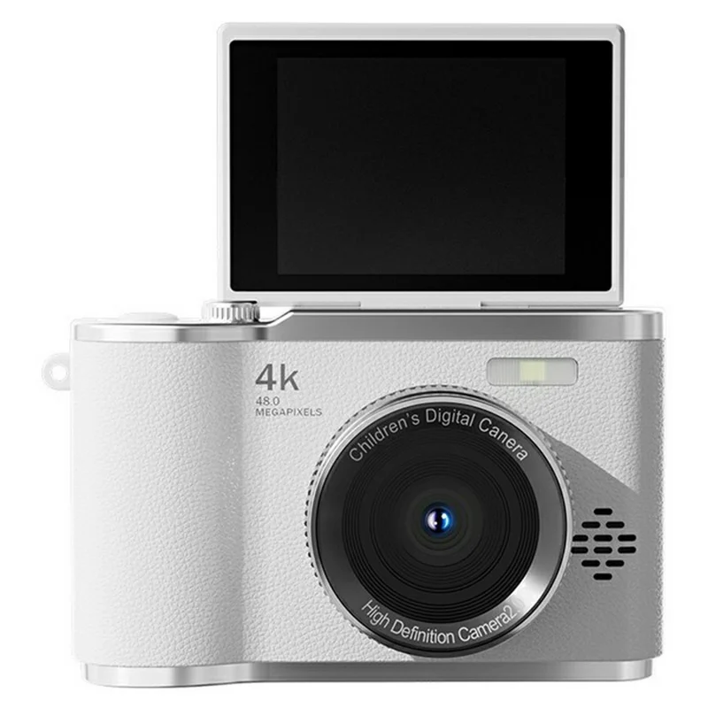 X18 2,4-Zoll-Drehdisplay Digitalkamera HD-Videoaufnahme CCD 16x Digitalzoom Camcorder – Weiß