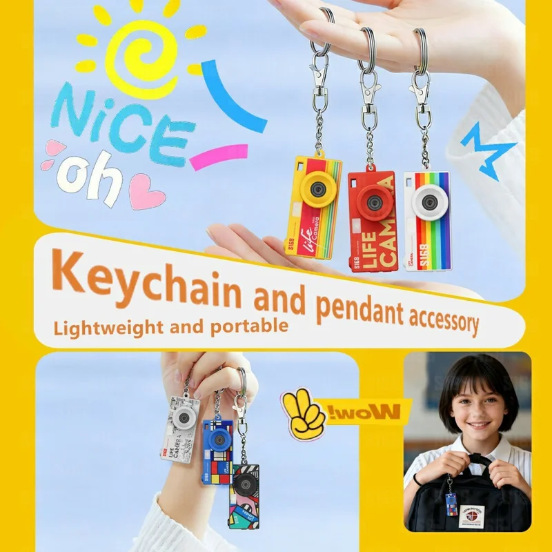 S168 1.47 дюймов 2K HD мини-цифровая камера CCD, карманная камера со вспышкой, циклическая запись — прозрачная