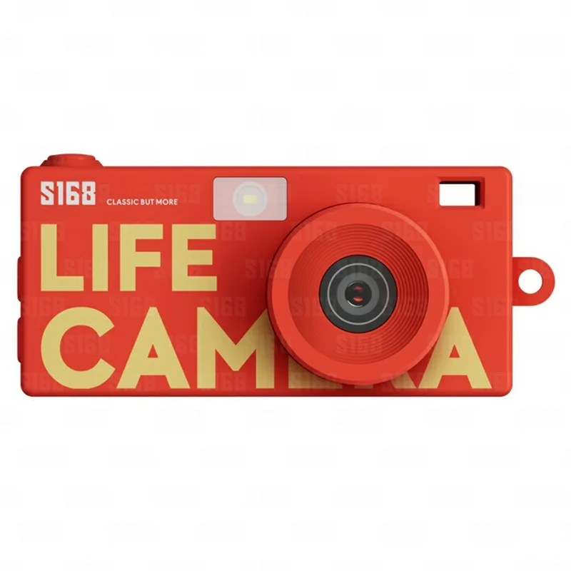 S168 1,47 inch 2K HD Mini Digitale Camera CCD Duimcamera met Flitslicht Loopopname - Rood