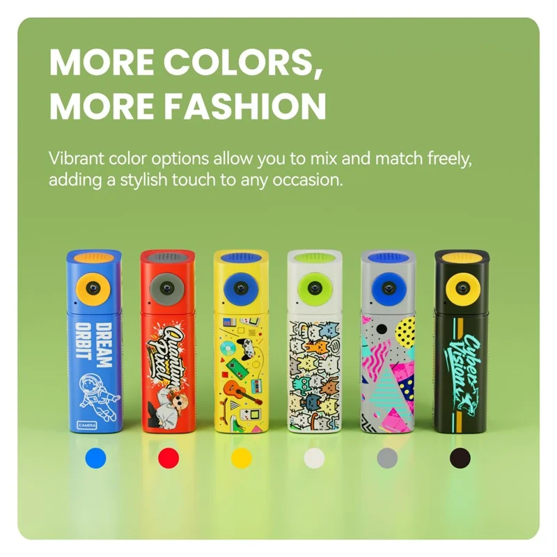 G10 Mini Camera 0.96 Inch TFT LCD Screen 2K HD Video Recorder with 230 Degree Rotatable Lens Portable Keychain Camera - Red