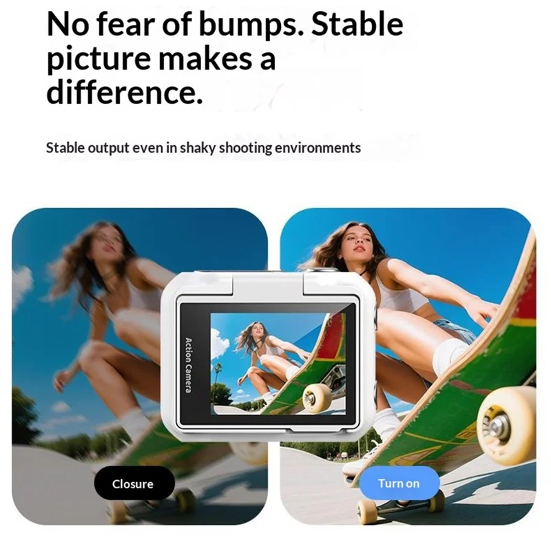 LK018 WiFi Mini Action Camera Thumb Size HD Sports Camera for Vlog Recording (without Memory Card) - Black