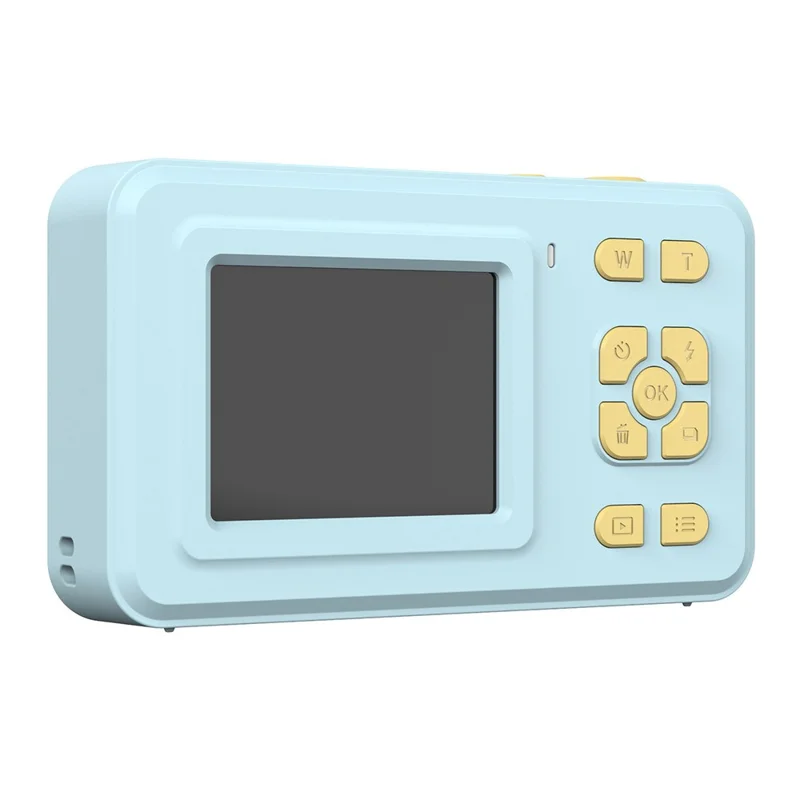 X2 Auto Focus 5X Optical Zoom Video Recorder 2.0 Inch IPS Screen 4K CCD Digital Camera - Blue